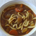 子供甘口カレーで大人うどん